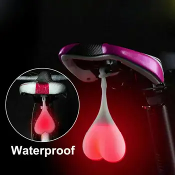 Stropné Svetlá Farba Silikónové Späť Zadné Ostrohové Cyklistické LED Srdce Loptu Vajcia Lampa Výstražné Svetlo Cyklistické Doplnky, Dekorácie