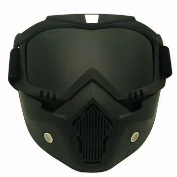 Dospelých Ski, Snowboard Maska snežných skútrov Lyžovanie Okuliare Vetru Motocykel Motocross Prilba Ochranné Okuliare s Úst Filter MJ