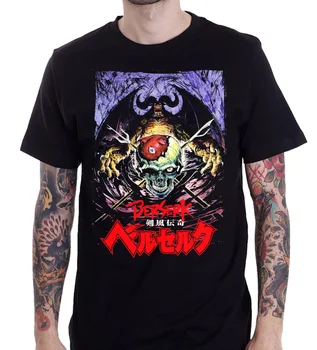 Berserk Anime, Manga, Japonsko Kreslené Tričko S - 3XL Módne Muži T-Shirt Doprava Zadarmo Top Tee Fashion Design Plus Veľkosť