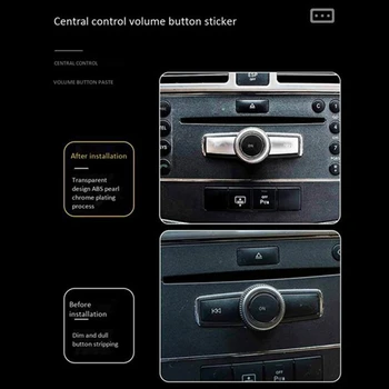 Auto Multimediálne klimatizácia, Volume Nálepku Krytu Výbava pre Benz W204 C E Trieda GLK 2008-2011 Príslušenstvo