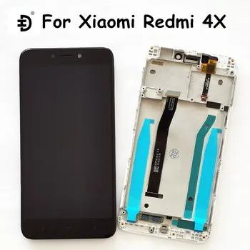 Pôvodná Obrazovka Pre Xiao Redmi 4X LCD Displej Dotykový Displej Digitalizátorom. Montáž Displeja Pre Redmi 4X LCD Nahradenie S Rámom
