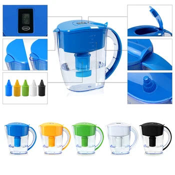 3.5 L Alkalickej Ionizovanej Vody Filter Džbán Najlepší Domov, Voda, Čistička Kanvice Filtre s 4 dlhá životnosť filtra, náplní