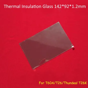 Tepelno-izolačného skla polarizer sklo 142*92*1.2 mm pre mini led projektor opravy časť pre Thundeal T26K T60A T26