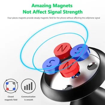 GETIHU Magnetické Auto Držiaka Telefónu Magnet Mount Univerzálny Mobilný Telefón Stojan GPS Podporu Pre iPhone 12 11 Pro Max X 8 Xiao Samsung