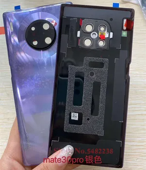 Originálny kryt batérie Pre Huawei Mate 30pro LIO-AN00 Zadné Sklo Bývanie dvere, Zadný Kryt prípade objektív fotoaparátu Rám