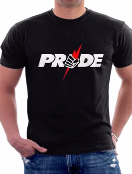 Móda PRIDE FC MMA T Shirt Mužov Bavlny Značky Black/White Tlačiť T-Shirt TOP Tees Boj Champiomship Základné Krátky Rukáv Košele