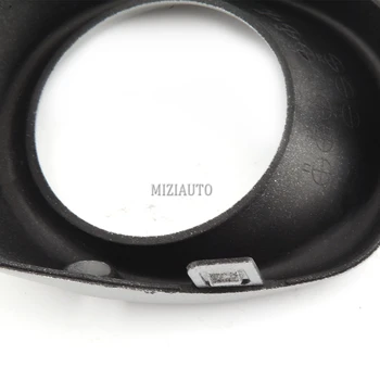 MIZIAUTO Predné Hmlové Svetlo Kryt Pre Mitsubishi Outlander roky 2013-6400F059 6400F060 Lampa KRYT čierny strieborný Rám predné svetlo