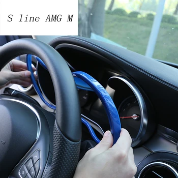 Auto Styling Panel Monitora Rámu Orezania dekorácie, Nálepky sa Vzťahuje Na Mercedes Benz C Trieda W205 Interiéru auto Príslušenstvo