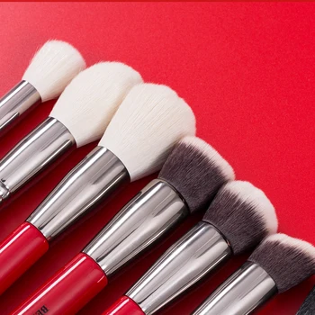 BEILI Červená 30 ks Profesionálny make-up Sada štetcov Prírodných Vlasov brush make-up nástroje pre Nadáciu Powder Blush Obočie zvýrazňovač
