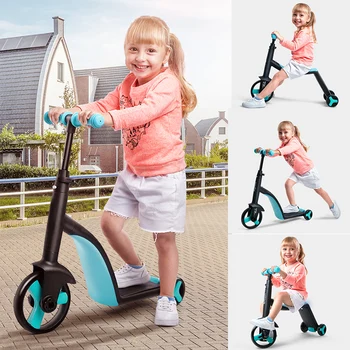 Multi Funkcia Deti Scooter Trojkolka Baby 3 V 1 Rovnováhu Na Bicykli Jazda Na Hračky