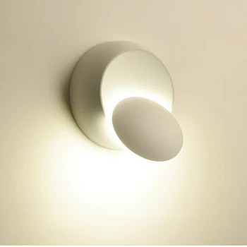 6W nástenné led svietidlá, dekorácie posteľ bočné svietidlo pre spálne loft sconce svetlo nastaviteľné 360 otočná pre moderné domáce interiér