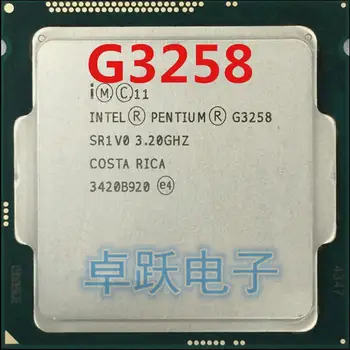 Procesor Intel Procesor G3258 LGA1150 22 nanometrov Dual-Core funguje správne Desktop Procesor