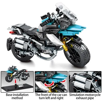 SEMBO Tvorca Mesta, Off-road Motocykle Model Stavebné Bloky Techniku, Motocykel, Auto Zhromaždiť Tehly Vzdelávacie Hračky Pre Deti,