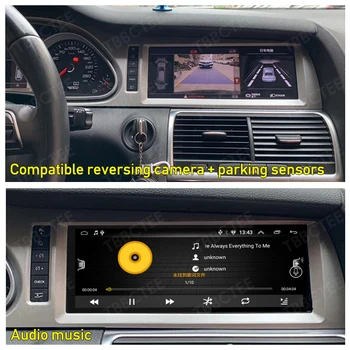 Android 9.0 4+64 G Pre Audi Q7 4L 2005~MMI 2G 3G, GPS Navigácie Auta Multimediálny Prehrávač Rádio základnú jednotku dvd, stereo wifi