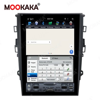 Pre Ford Fusion Mondeo MK5 Rádio Android Multimediálne PX6 GPS Navigácie Vedúci Jednotky Tesla Štýl Obrazovke Car Audio Auto Stereo Prehrávač