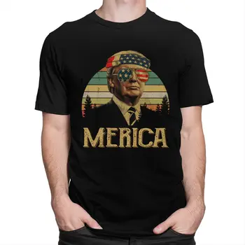 2020 Zábavné Retro Donald Trump T-shirt pre Mužov, Krátky Rukáv Amerika Deň Nezávislosti Tričko Bavlna Prezident Meme Tričko Oblečenie