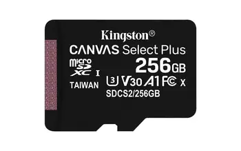Kingston Plátno 256 GB Vyberte Plus Micro SD pamäťovú