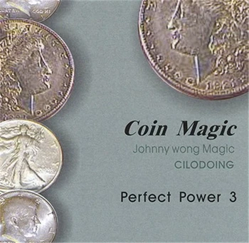 Perfektný Výkon 3 Podľa Johnny Wong (S DVD)- Magické Triky, Mince a Peniaze Magic Rekvizity Príslušenstvo Fáze Close Up Comedy Hračky Trik