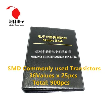 36 druhy x25pcs bežne používané SMD Tranzistorov Sortiment Auta Najrôznejších vzorkovníka