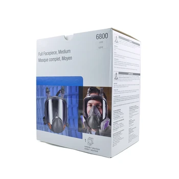 Autentické 6800 7 V 1 Respirátor, Maska Vysoko Kvalitné Gumené Plnú Tvár PC Zrkadlo Prispôsobiť Jedovatý Plyn Maľovanie Pesticídov Ochranný Oblek