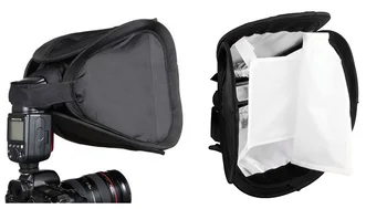 Blesk fotoaparátu Svetlo Difúzor Softbox Mäkké Box sa Hodí pre Nikon Canon Yongnuo 430EX 580EX 600EX SB800 SB600 SB700 SB900 Speedlite