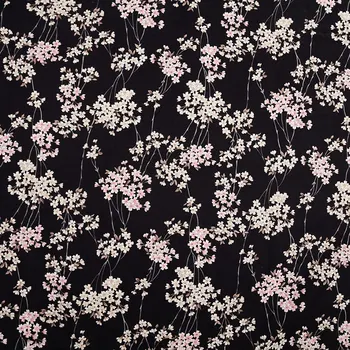 LEO&LIN Prikrývku DIY Vytlačené Bavlna Kimono Bábiky Oblečenie Japonského Čerešňového Kvet Patchwork Bavlnená Tkanina Tissus 50 cm