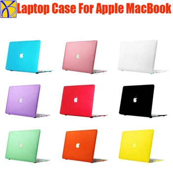 ICasiber Krištáľ Matný pevné púzdro Pre Apple mac book Air Pro Retina 11 12 13 15 Laptop Taška pre Macbook Air 13 Plastové puzdro