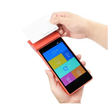 Ručný Mobilný Dotykový Displej Bletooth WIFI 4G POS Stroj USB SIM 2 PSAM platobnou Kartou Android POS Terminál s Doručenia Tlačiareň