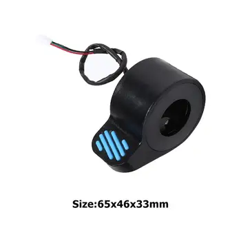 Elektrický Skúter Plyn pre Ninebot ES1 ES2 ES3 ES4 Skúter Príslušenstvo Ľahko Nainštalovať Prst Plyn Príslušenstvo Black Skúter