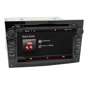 Eunavi 2 Din Android 10 Auto DVD Rádia Pre Opel Vauxhall Astra H G J Vectra Antara Zafira Corsa Vivaro Multimédiá GPS Navigácie