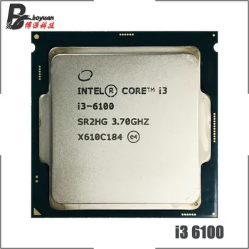 Intel Core i3-6100 i3 6100 3.7 GHz Dual-Core Quad-Niť 51W CPU Procesor LGA 1151