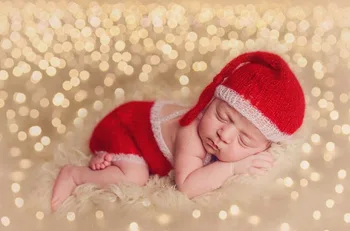 Dieťa Červená Vianočné Oblečenie pre Fotografiu Strieľať Novorodenca Fotografie Rekvizity Háčkovanie Baby Soft Mohair Klobúk Detská Fotografia Príslušenstvo