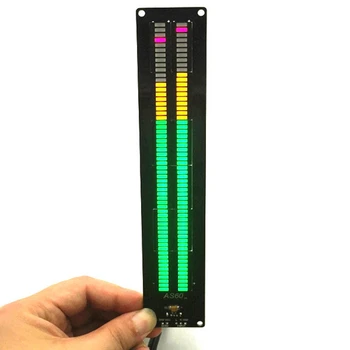 AS60 Dual Channel LED Digitálne Hudobné Spektrum, o Zvuku, Zobrazenie Úrovne DIY Kit