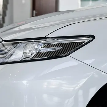 Carbon Fiber Auto Doplnky Interiéru Svetlomety Dekorácie Ochranné Nálepky Kryt Výbava Samolepky Pre Toyota Camry 2018 2019