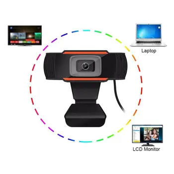 NA SKLADE! Webcam 480P/720P1080P Full Hd Webová Kamera Streaming Video Live Vysielanie Fotoaparát So Stereo Digitálny Mikrofón