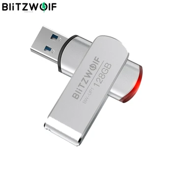 BlitzWolf BW-UP1 Hliníkovej Zliatiny 360° Otáčanie Kryt USB 3.0 Flash Disk 16GB 32GB 64GB 128GB Externé Ukladacie