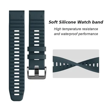 26 22 20 MM Silikónové Rýchle Uvoľnenie Watchband Popruh pre Garmin Fenix 6X Pro Sledovať Easyfit potítka Popruh Pre Fenix 6 Pro Hodinky