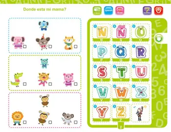 Španielsky anglický hlas knihe detí začiatku vyučovania bod čítanie inteligencia, inteligentné hračky e-knihy, učebné stroj na vianoce
