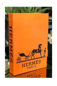 Hermes Paríž Vytlačené Dekoračné Knihy Box 27x19x4 cm