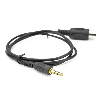 Vysoko Kvalitné Auto Black 13pin AUX V o Kábel CD menič na pomocné MP3 Adaptér viesť vhodné Pre Kenwood