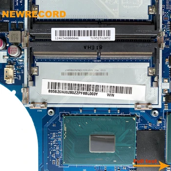 NEWRECORD DY512 NM-B191 Pre Lenovo Légie Y520 Y520-15IKBN Notebook Doske 5B20N00280 S i7-7700HQ CPU GTX 1050Ti GPU