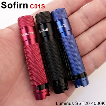 Sofirn C01S BLF Mini LED Baterka AAA Kľukatých Vysokej 95 CRI SST20 4000 K LED keychain Baterka Klobúk Svetlo s Klip