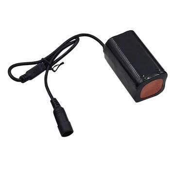 8.4 V USB Nabíjateľné 6400mAh Lítiové Batérie, 4x18650 Batérie 3 Hodiny Vrcholom Pre T6 LED Svetlo, Požičovňa Vedúci svetlo