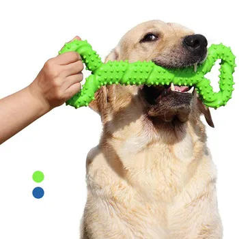Bezpečné Veľký Zub Čistenie Pet Hračky Pre Stredne Veľké Psy Odolné Interaktívne Psa Žuvanie Hračky Kosti s Konvexný Dizajn