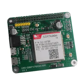 4G Vývoj Doska pre Arduino Raspberry Pi RPI LTE CAT-4 Audio GSM GPS Expansion Board 150MPS SIM7600A-H