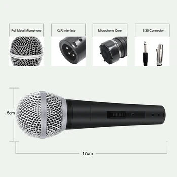 Vokálny Dynamický Herný Mikrofón Super Cardioid Microfono Karaoke Microfone Nahrávanie Mikrofón Pre Štúdio Youtube Hráč Asmr Streaming