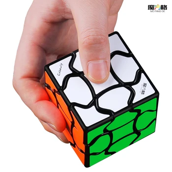 QiYi Mofangge Načechraný 3x3 Magic Cube Kvet Twist 3x3 Rýchlosť Puzzle Neo Cube Stickerless Mofangge Načechraný magic cube