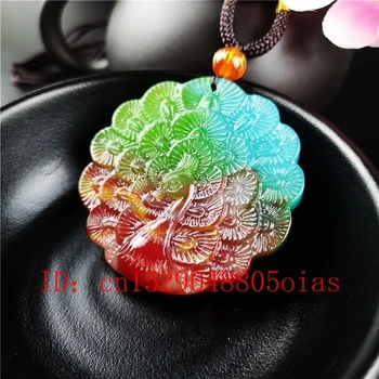 Prirodzené Farby Hetian Kameň Páva Vytesané z Jade Prívesok Náhrdelník Čínske Suveníry, Šperky Kúzlo Amulet Darčeky pre Ženy