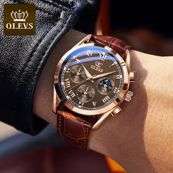 Luxusné hodinky quartz hodinky pánske kožené pútko 30 M vodotesný módne pánske hodinky doprava zadarmo hodinky pre mužov ľahšie hodiny
