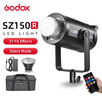 Godox SZ150R 150W RGB LED Video Svetlo Bowens Mount 2.4 G Bezdrôtový X Systém pre Fotografovanie Štúdio
